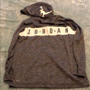 Boys M Air Jordan lightweight hoodie